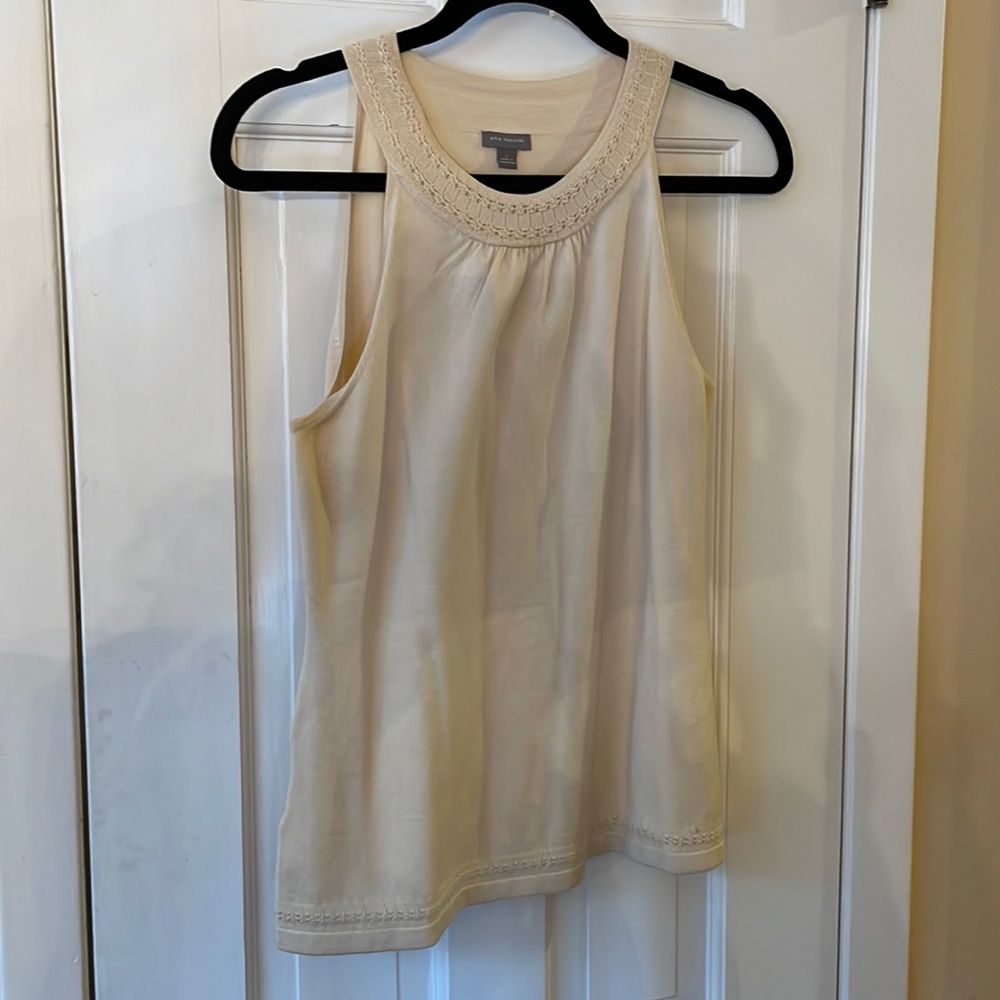 Ann taylor size large scoop neck sweater style tank top